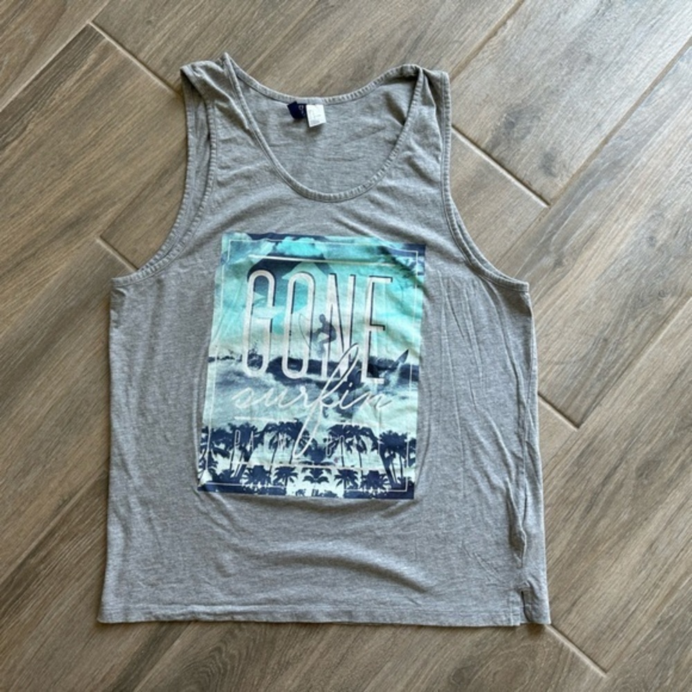 Men’s H&M “gone surfin” tank top